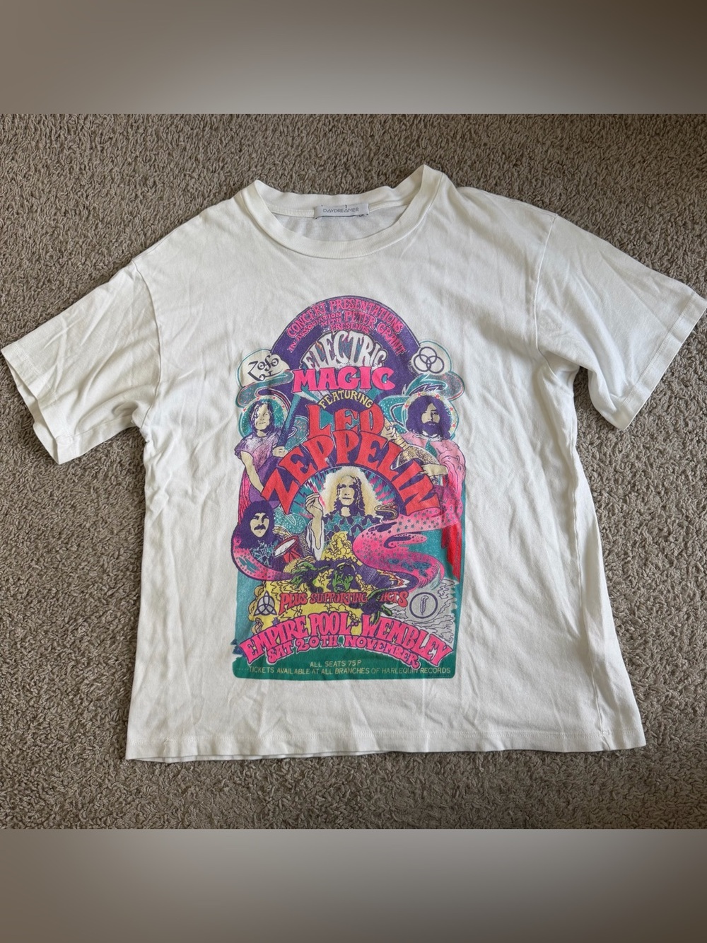 Daydreamer Led Zeppelin Electric Magic Tour Tee T Shirt